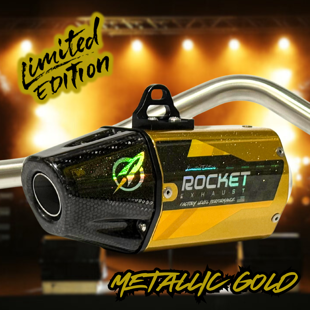 Limited Edition Metallic Gold – Rocket Exhaust