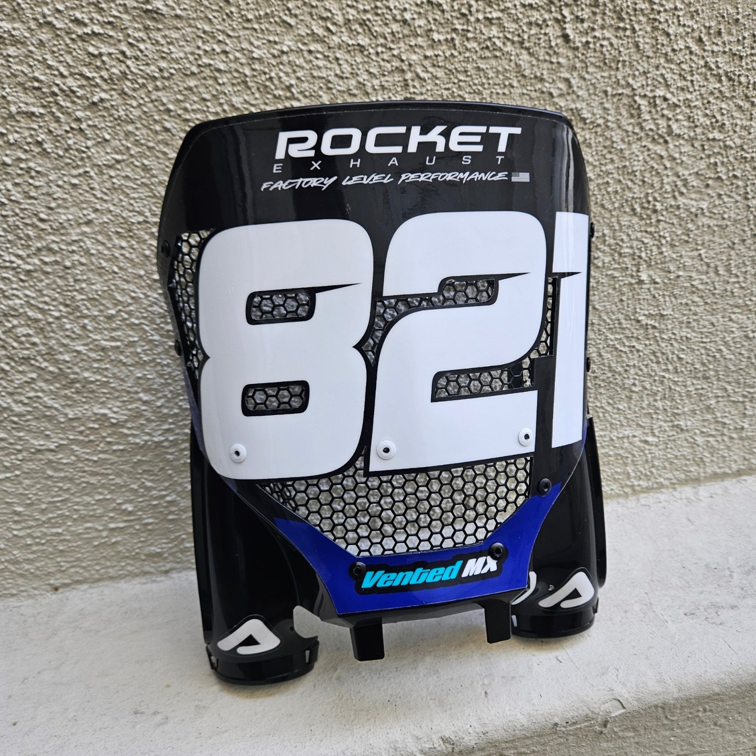 Vented Front Number Plate – Rocket Exhaust
