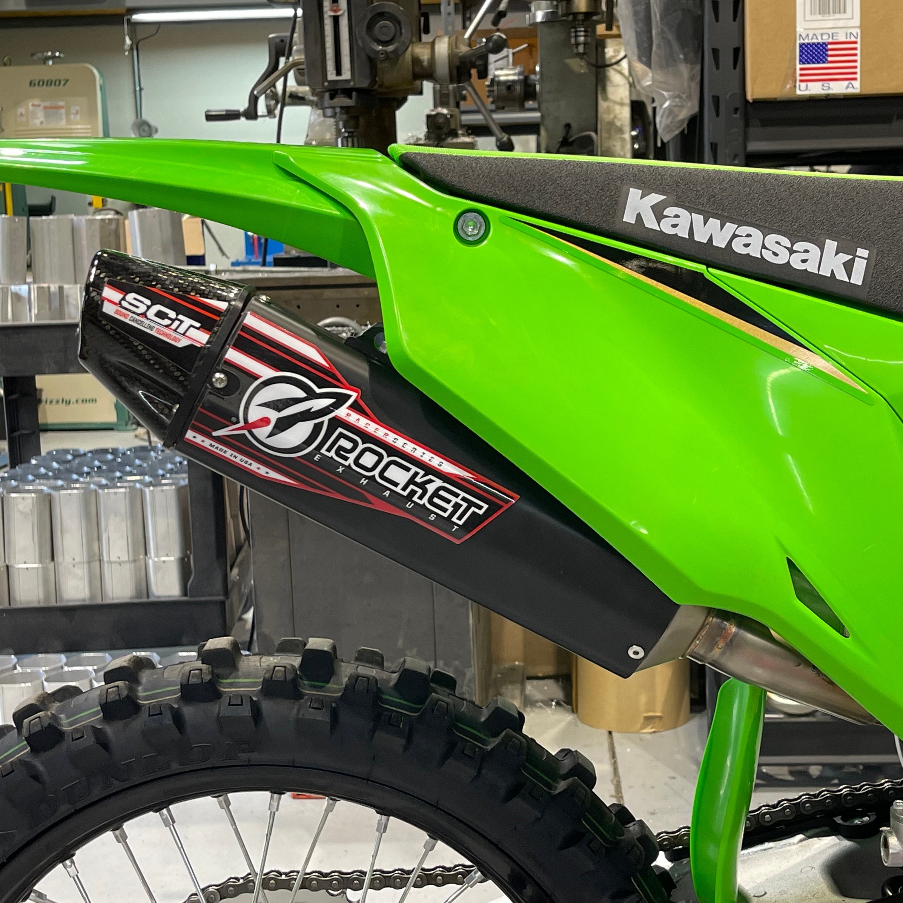 Kawasaki KX250 21-22, KX250X 21-22 Full System – Rocket Exhaust